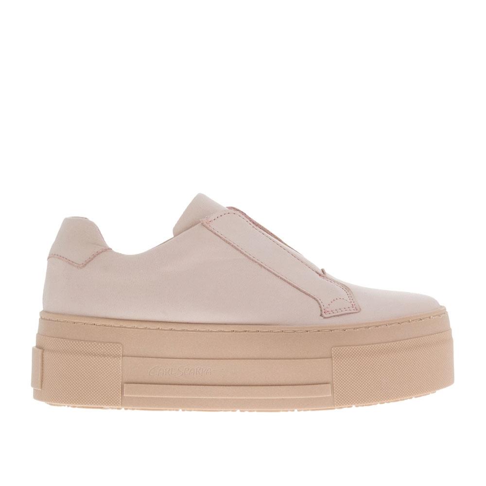 Carl Scarpa Reign Nude Pink Platform Trainers